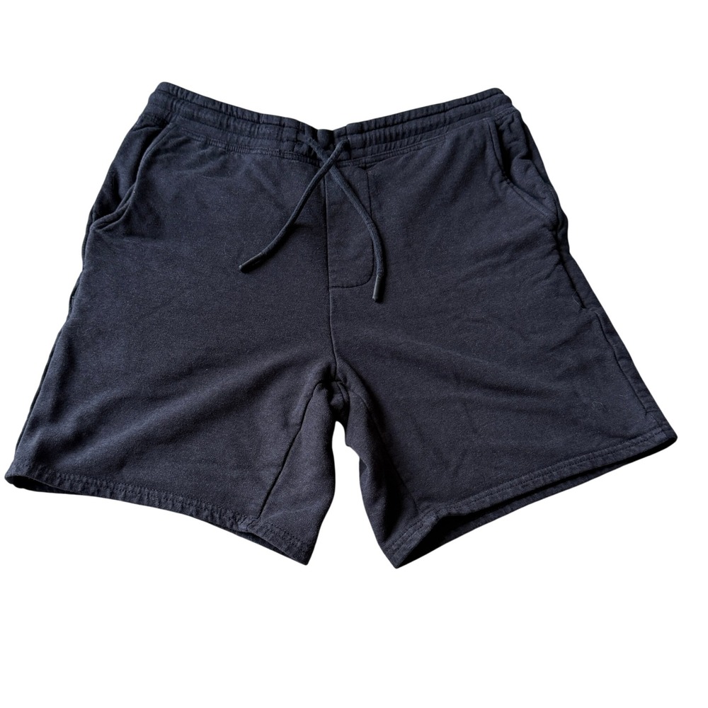 Stance Butter Blend Black Lounge Shorts Mens Small Drawstring Pockets